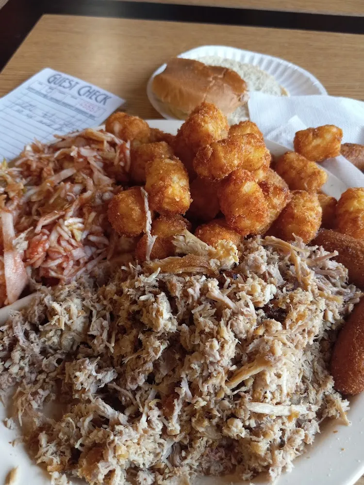 Tater Tots and BBQ and Slaw